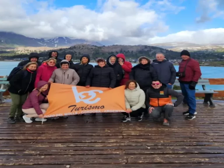 Foto apaisada de nuestros pasajeros en Caviahue