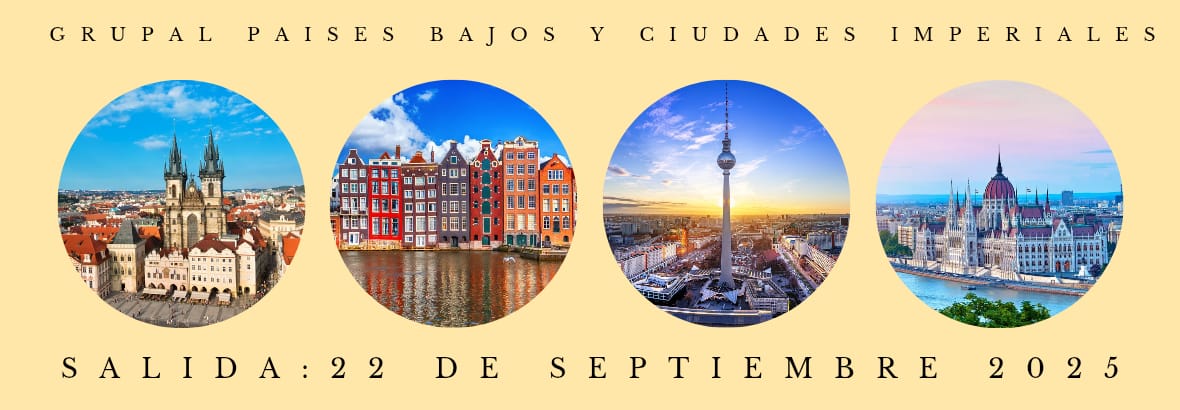 Grupal confirmado Paises Bajos y Ciudades Imperiales