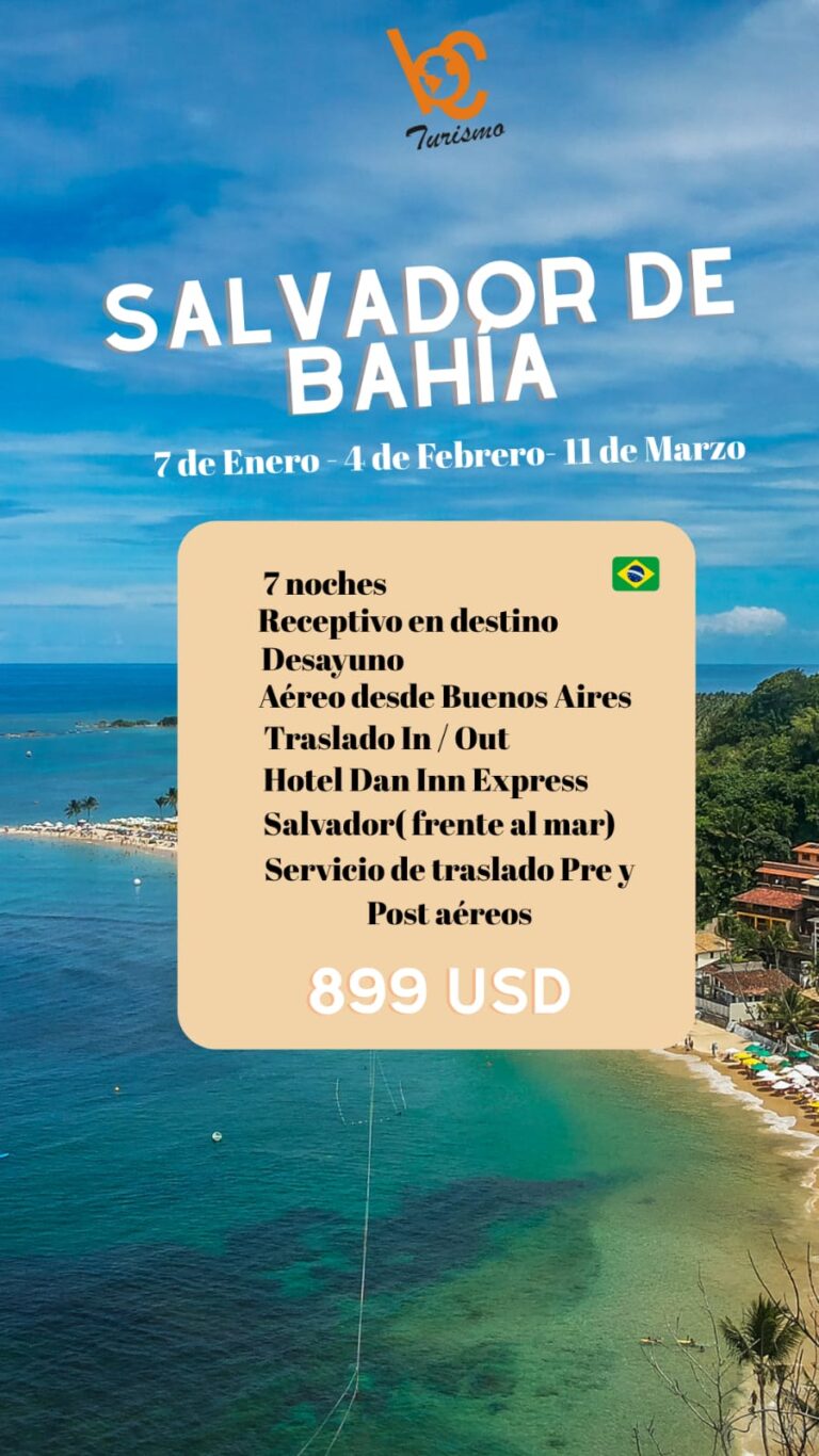 Planifica tus vacaciones en Brasil