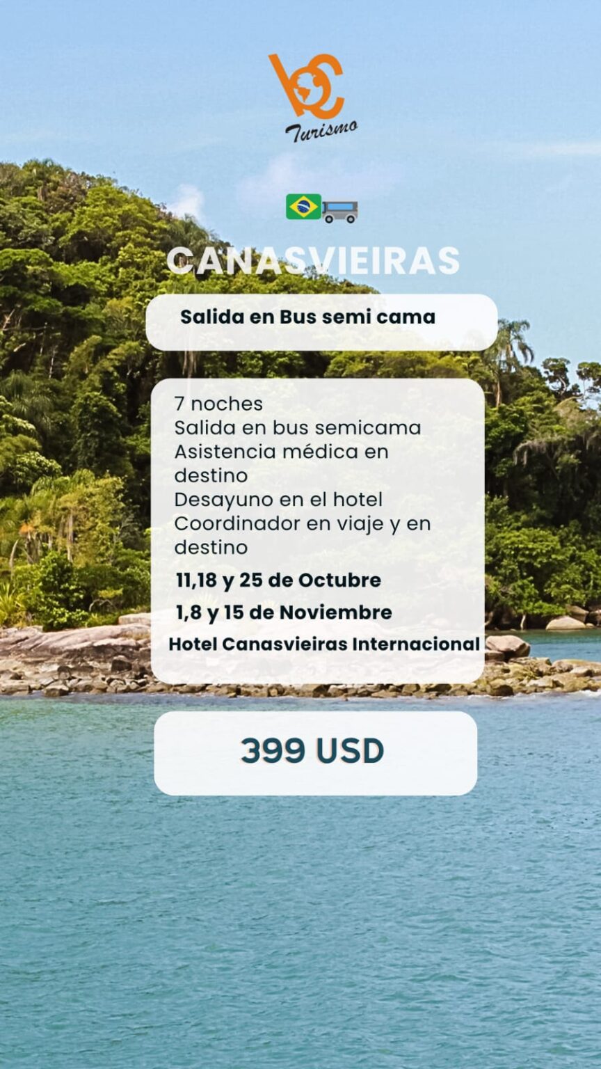 Canas Vieiras, Brasil