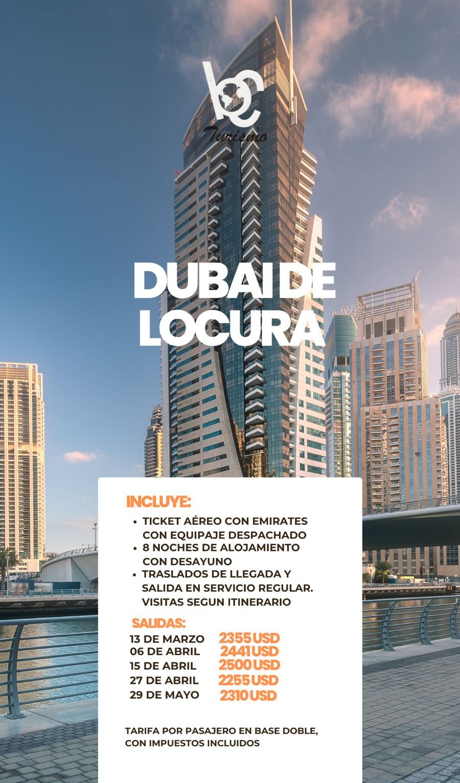 Dubai Locura Imagen de edificio en Dubai