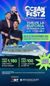 Ocean Fest 2, Crucero de la musica