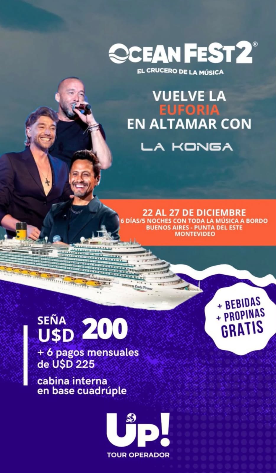 Ocean Fest 2 El crucero de la música