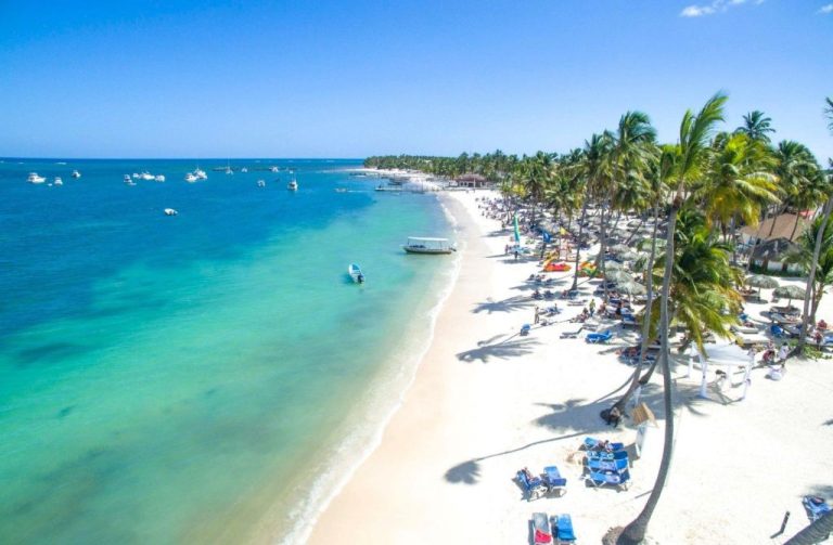 Vista de playa Punta Cana