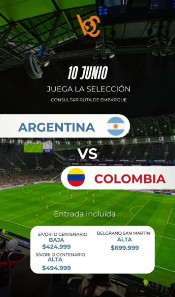 Selecciones de Futbol Argentina vs colombia