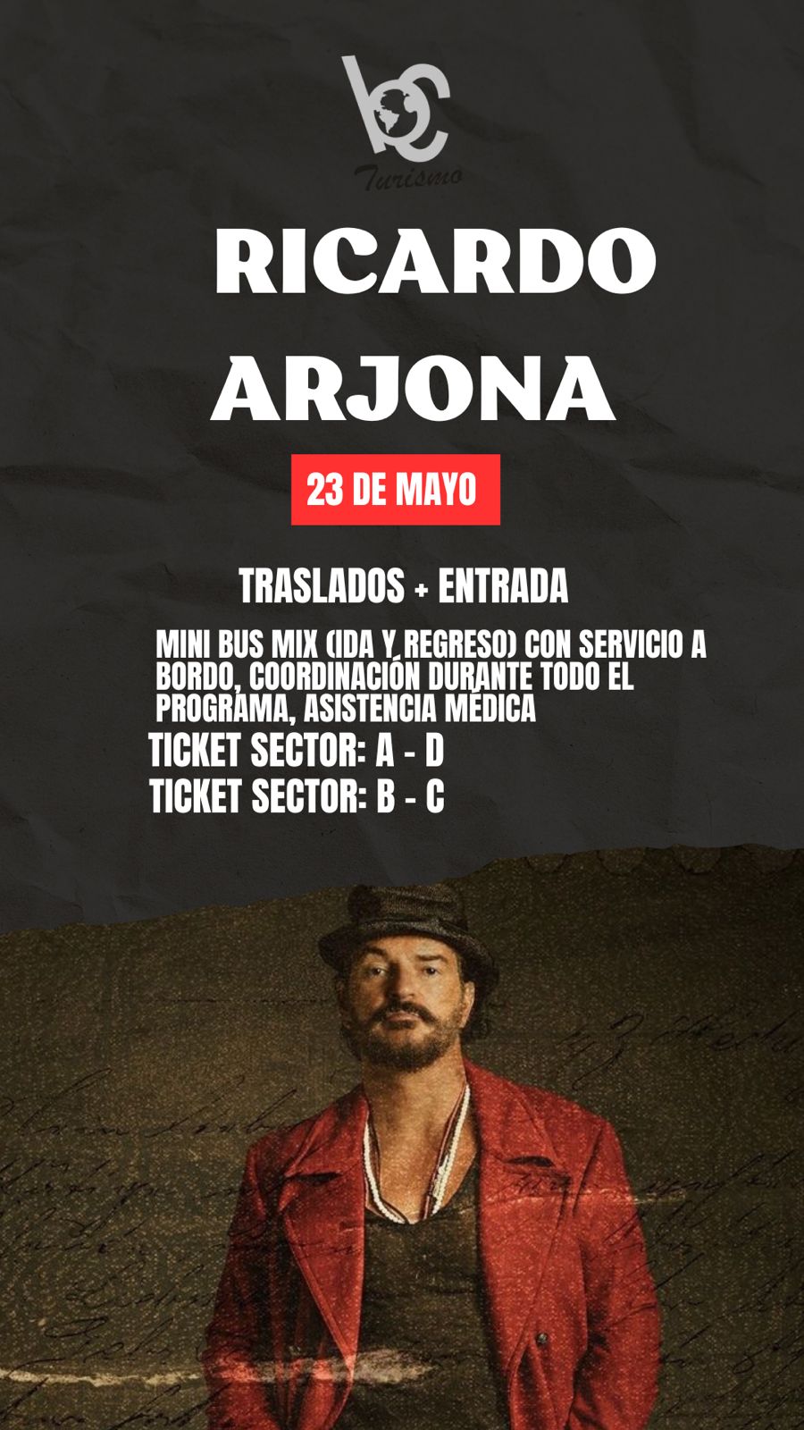Ricardo Arjona en el Movistar Arena